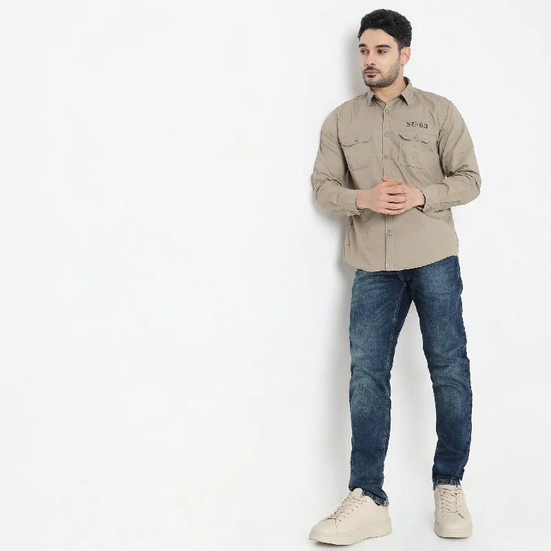 Savings Soar This Weekend Regular Fit Solid Shirt