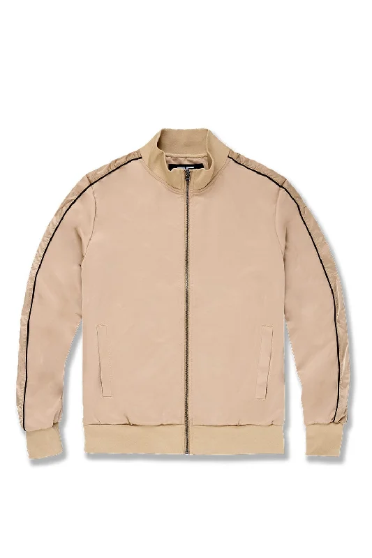 Time-Sensitive Trenton Track Jacket (Taxi Wheat)