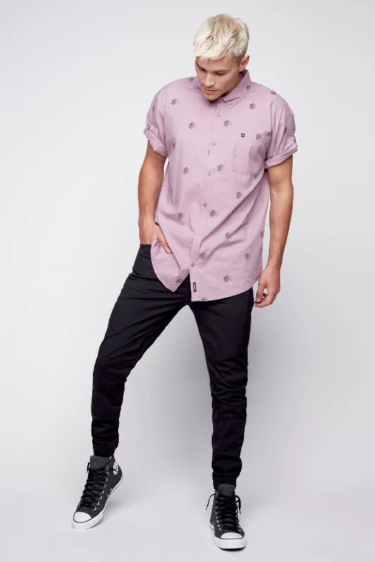 Super Bargain HENDRIX - 5 Pocket  Moto Stitch Jogger - Black