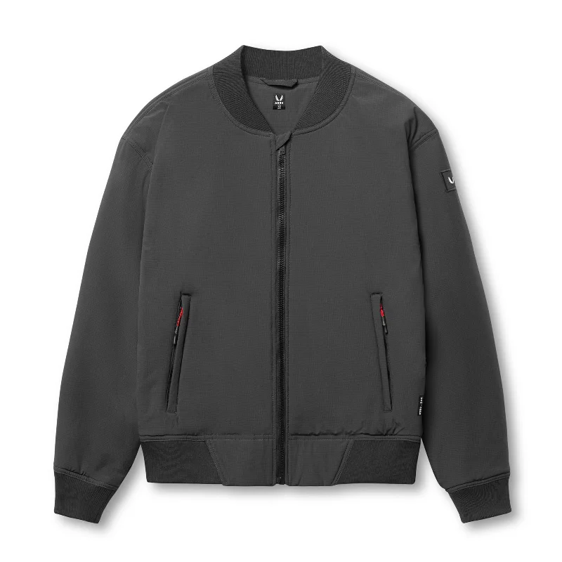 Extra Discounts 0858. Ripstop Insulated Bomber Jacket - Space Grey