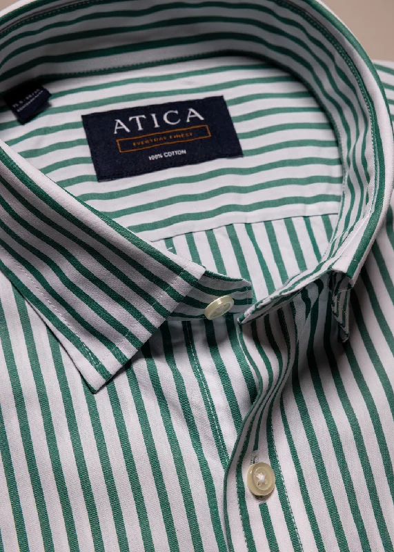 Weekend Savings Extravaganza Everyday Green Bengal Stripe Shirt