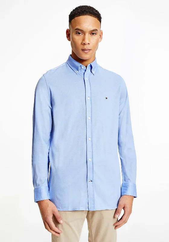 Weekend Bargains Galore Tommy Hilfiger 1985 Essential Slim Fit Shirt, Breezy Blue
