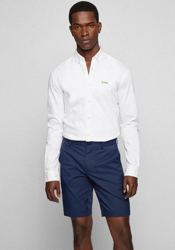 Weekend Offers That Excite Hugo Boss Biado Long Sleeve Shirt, White