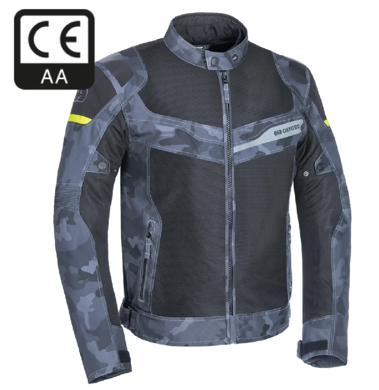 Weekend Deals to Make You Smile Dakar Waterproof Camo Biker Jacket with Elbow & Shoulder Armour by Oxford