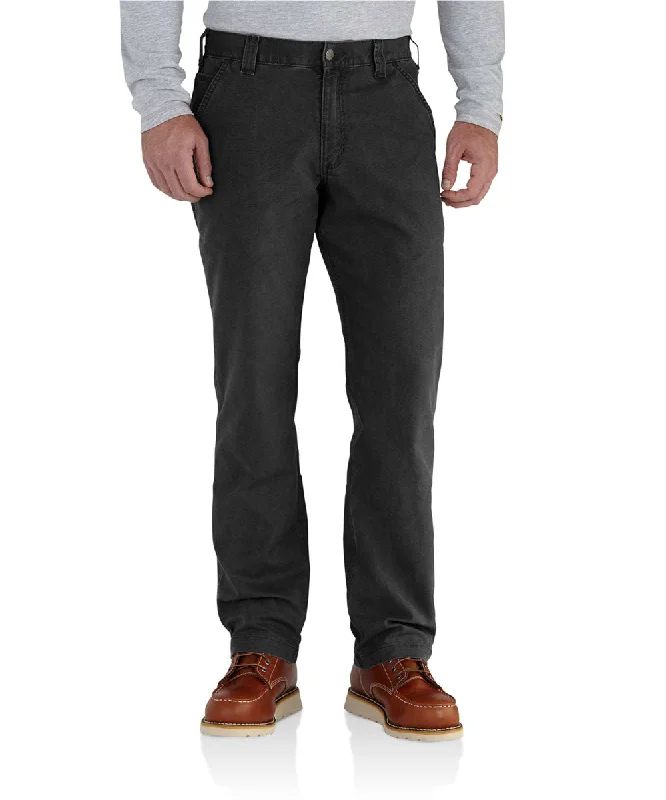 Steals and Deals Carhartt Rugged Flex Rigby Dungaree - Black
