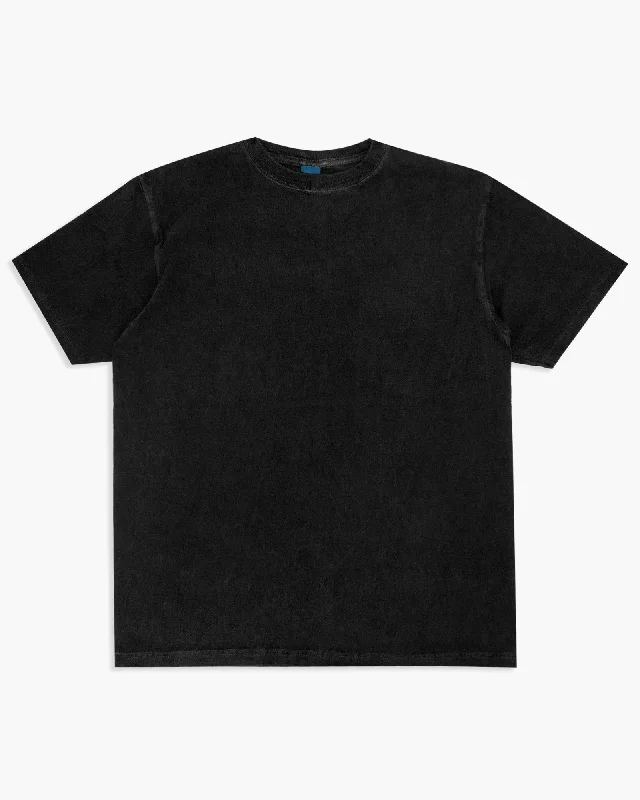 Value Deals Good On S/S Crew Tee - Pigment Dyed Black