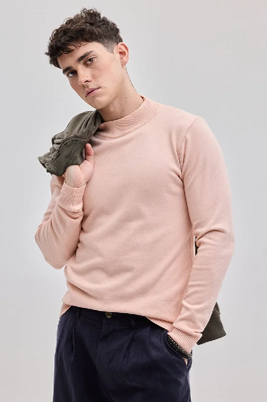 Weekend Discounts You Deserve Light Pink Knitted Sweater