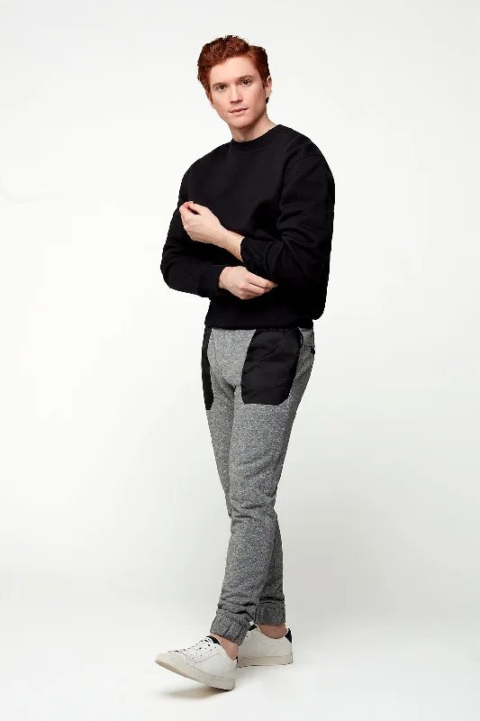Can't Miss AXEL - Pull-On French Terry Jogger - Grey Heather