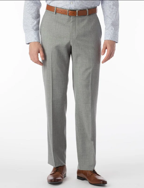 Weekend Bargains to Indulge In Ballin Super 120s Comfort-Eze Gabardine in Pearl Grey