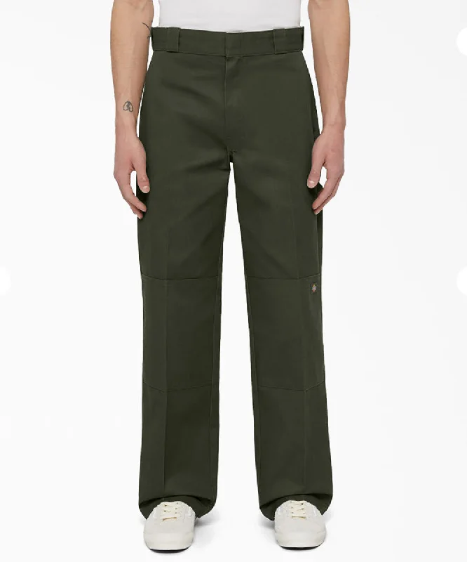 Weekend Specials to Enjoy Dickies Men's Loose FIt Double Knee Work Pants - Olive Green
