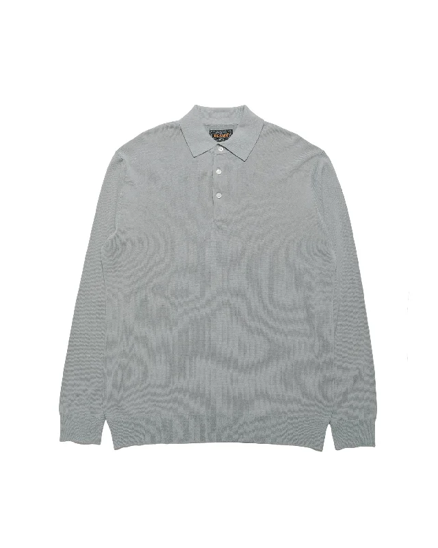 Weekend Discounts to Celebrate Beams Plus Knit Polo 12G Ice Blue