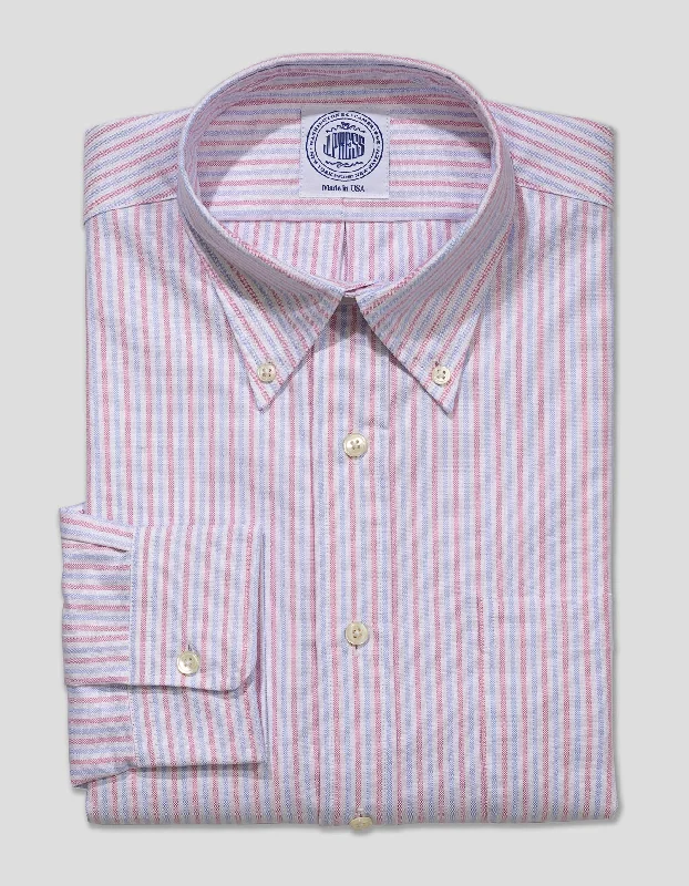 Mega Sale PINK/LIGHT BLUE OXFORD DRESS SHIRT