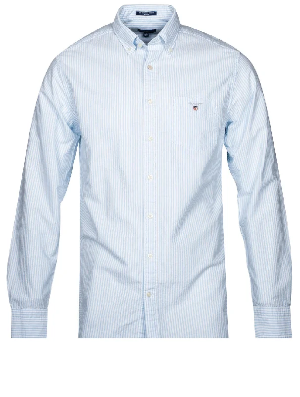 Weekend Specials to Snag Regular Fit Banker Oxford Shirt Capri Blue