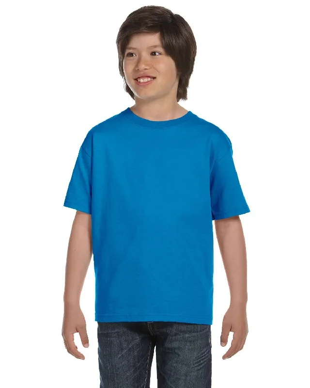 Buy Now Gildan Youth DryBlend 50/50 T-Shirt | Sapphire