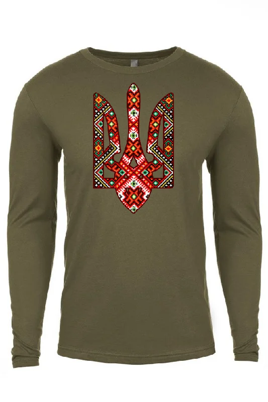 Markdowns Adult long sleeve shirt "Etno Tryzub"