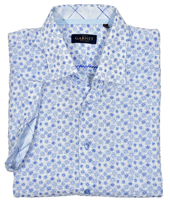 Weekend Specials to Relish ZA1006S Seersucker Floral Shirt