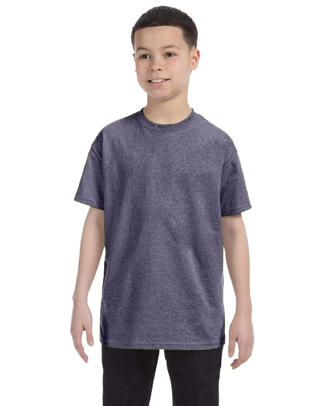 Extra Savings Gildan Youth Lightweight 100% Cotton T-Shirt | Graphite Heather