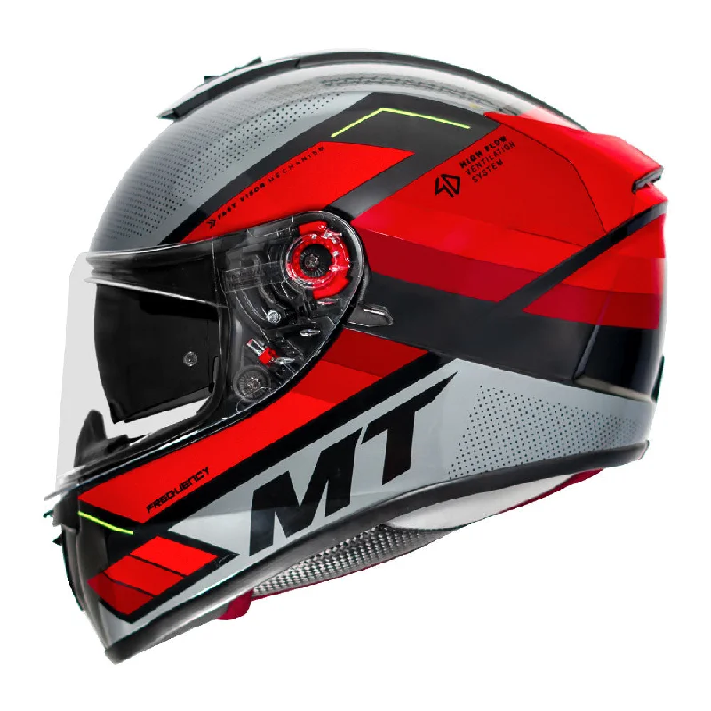 Weekend Offers That Dazzle MT Blade2 Frequency Gloss Fluorescent Red Helmet