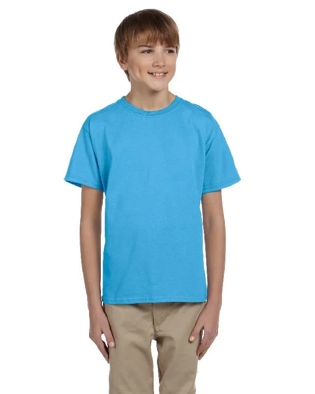 Super Sale Fruit of the Loom Youth T-Shirt | Aquatic Blue