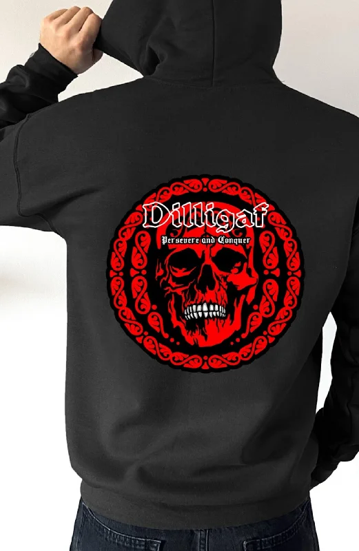 Bonus Offer Chain Skull Pullover Hoodie