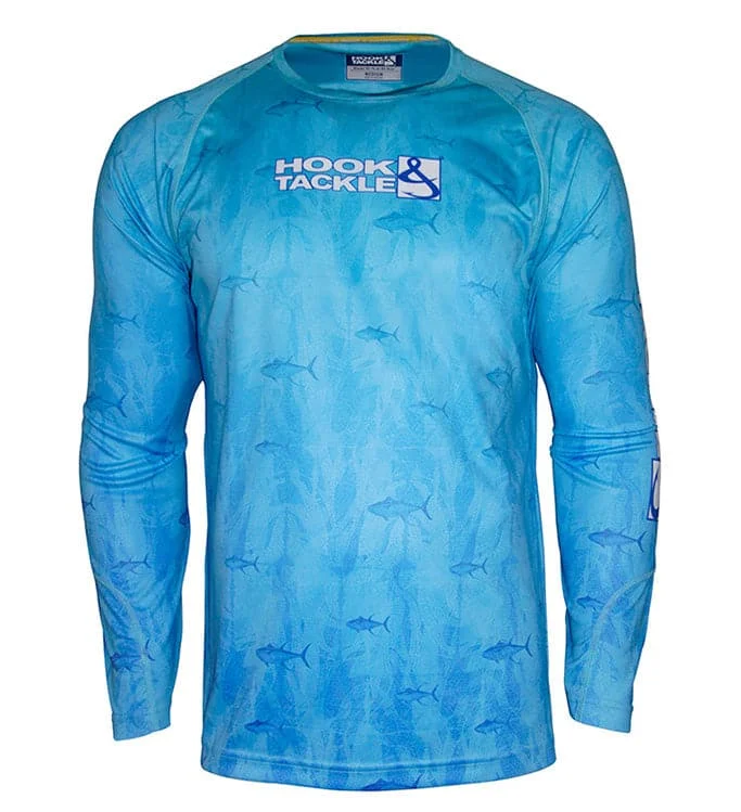 Early Access Men's Tuna Texture L/S UV Fishing Shirt