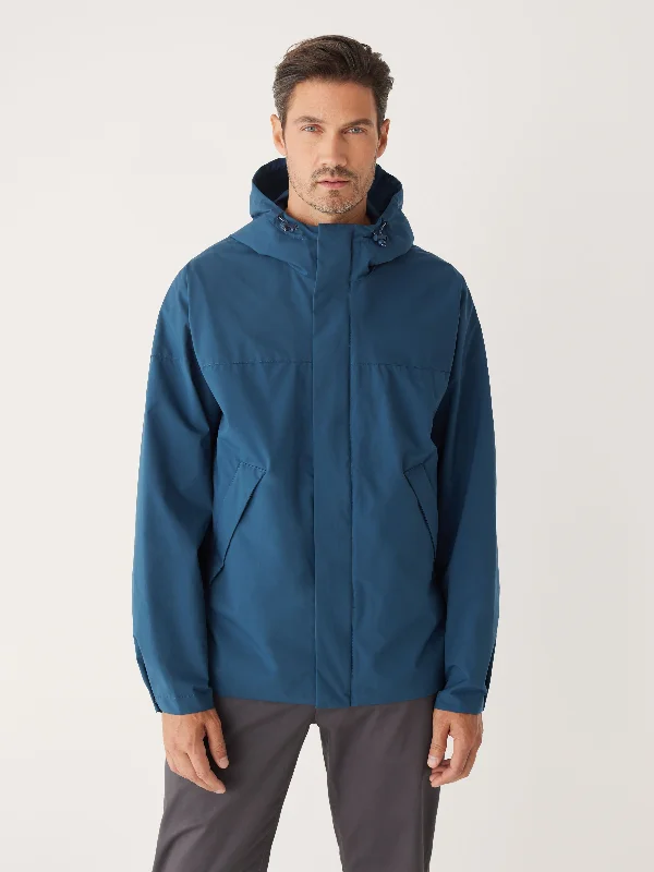 Midnight Sale The Anorak Rain Jacket in Ocean Blue