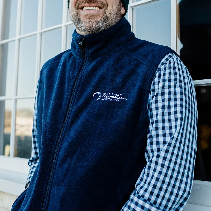 Make Your Weekend Count with Savings Men's Fleece Logo Vest