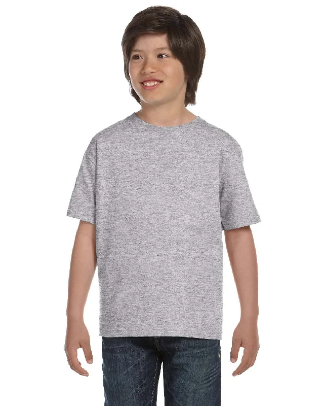 Pay Less Gildan Youth DryBlend 50/50 T-Shirt | Sport Grey