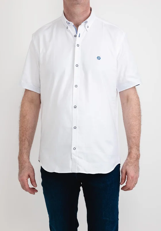 Weekend Savings Spree Andre Cox Short Sleeve Shirt, White