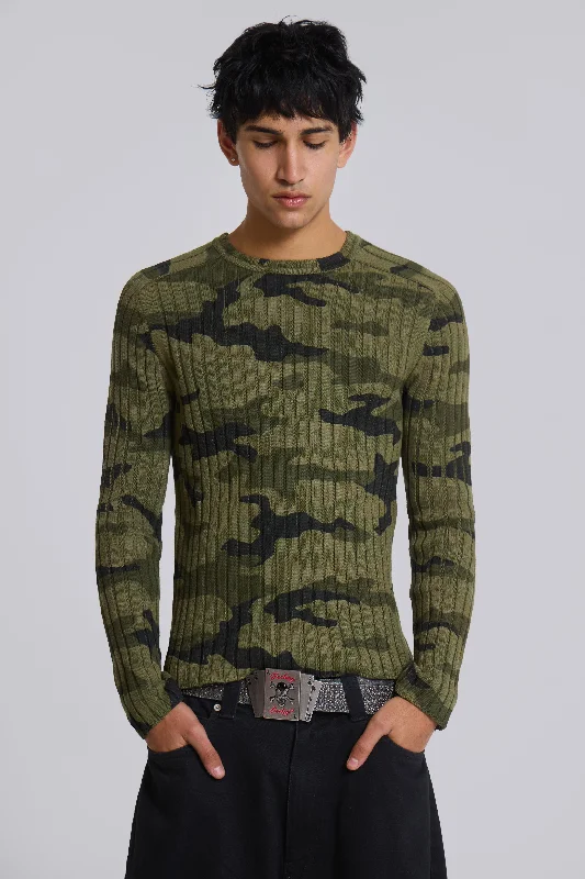 New Arrival Camo Vault Knit