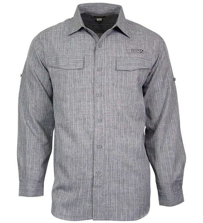 Limited Availability Men's Inlet L/S UV Vented Fishing Shirt