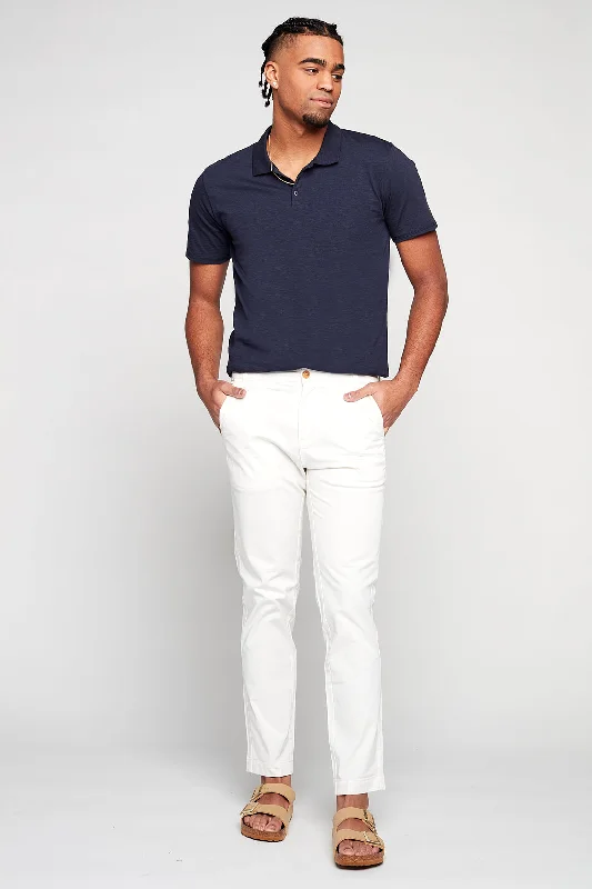 Take Advantage MARLEY - Slim Fit Chinos - Off White