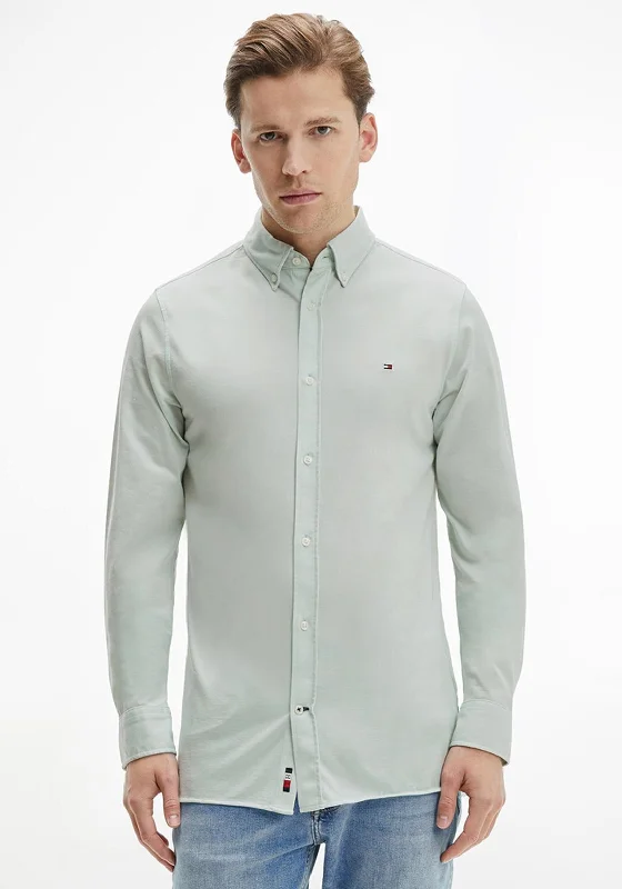 Celebrate the Weekend with Discounts Tommy Hilfiger 1985 Essential Slim Fit Shirt, Minty Essence Celebrate the Weekend with Discounts Tommy Hilfiger 1985 Essential Slim Fit Shirt, Minty Essence