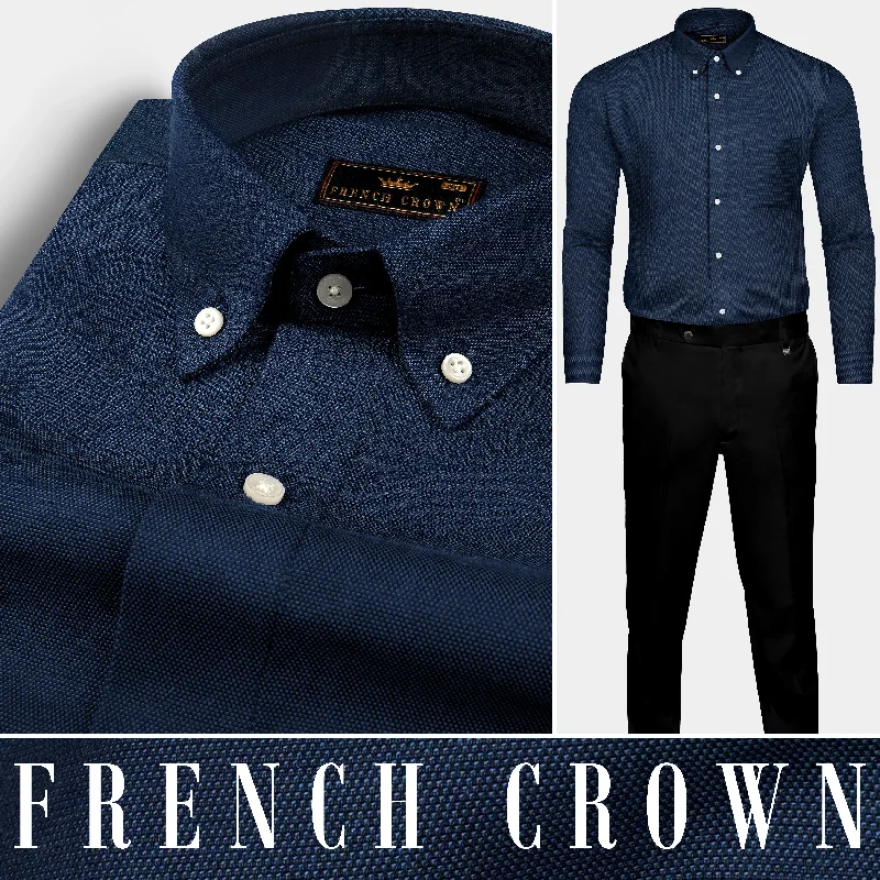 Weekend Offers That Tempt Blue Zodiac Heavyweight Royal Oxford OverShirt/Shacket