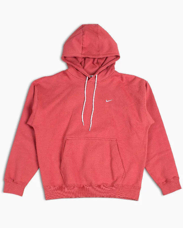 Final Clearance Nike Solo Swoosh Hoodie Canyon Rust