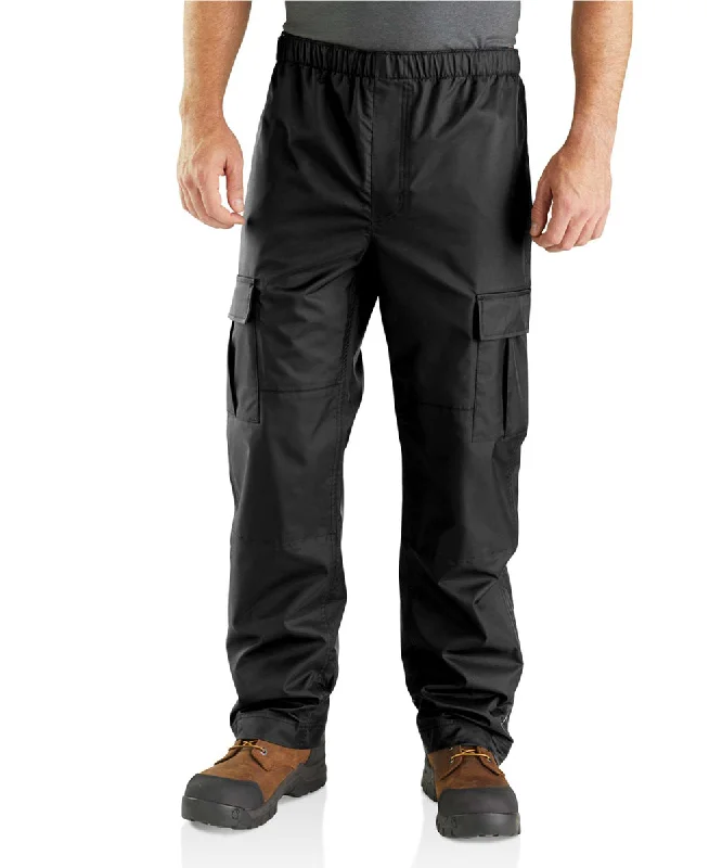 Unmissable Offer Carhartt Storm Defender Waterproof Rain Pants - Black