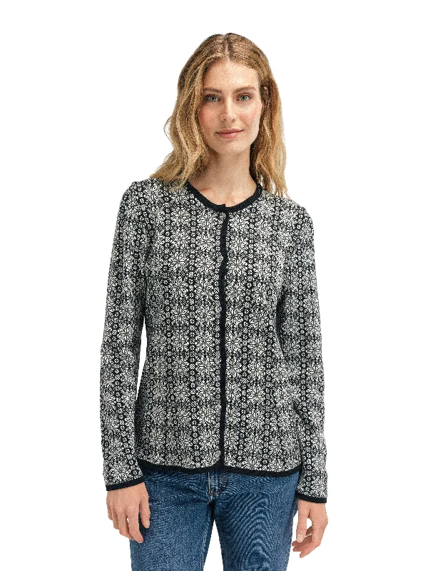 Early Access Dale of Norway - Othelie Feminine Jacket - Black/Off-White