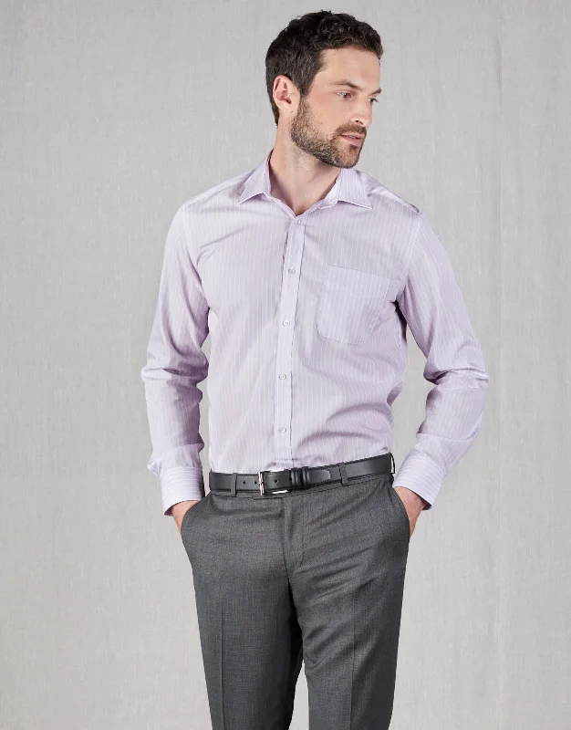 Price Smash Sinatra Lilac Stripe Shirt