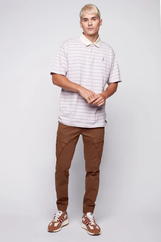Weekend Wonders Await! COHEN - 5 Pocket Cargo Jogger - Tobacco