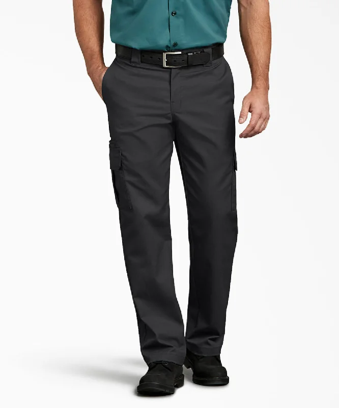 Savings Event Dickies Men's Regular Fit Twill Cargo Pants - Charcoal