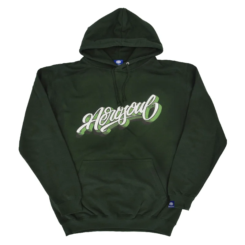 Savings Event Aero-Script Hoodie (Forest)