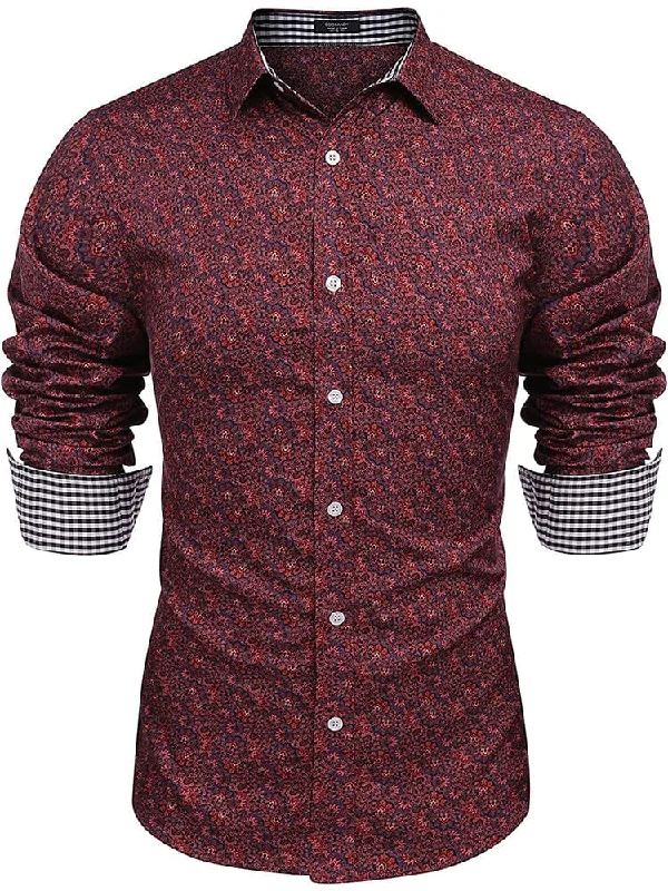 New Deal Floral Button Down Flower Printed Shirt (US Only)