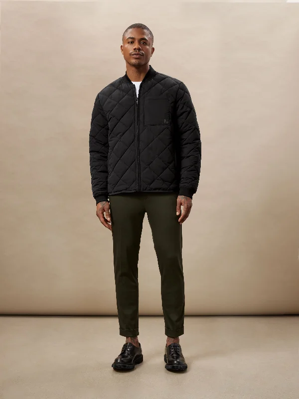 Weekend Offers That Amaze The Skyline Reversible Bomber in Black