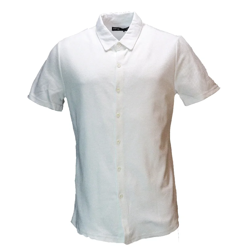 Weekend Bargains to Relish White Jacquard Lounge Shirt White