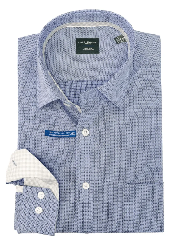 Time-Limited Offer Leo Chevalier 100% Cotton Non-Iron Dress Shirt - 522173