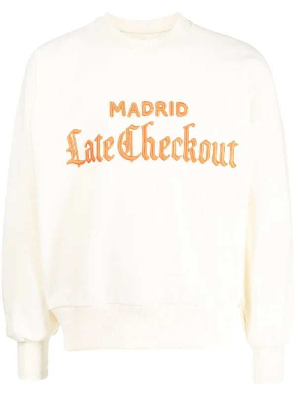 Weekend Discounts Worth Grabbing Logo-Embroidered Sweatshirt