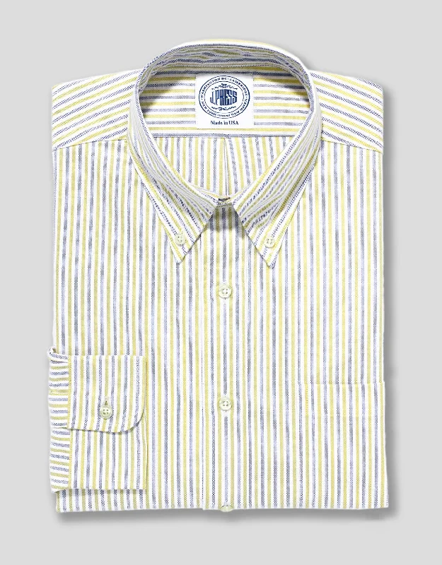 Limited Edition YELLOW/BLUE OXFORD DRESS SHIRT