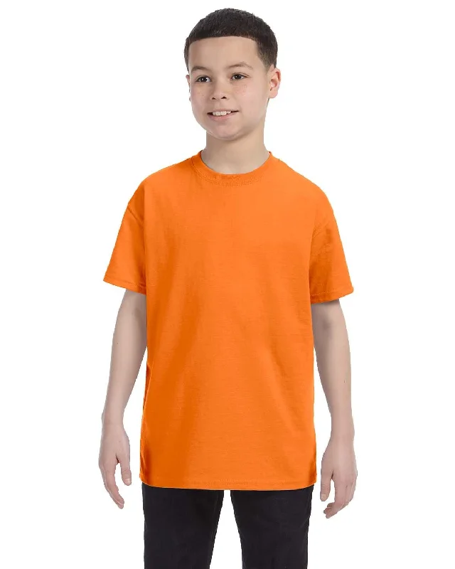 Markdown Sale Gildan Youth Lightweight 100% Cotton T-Shirt | S Orange