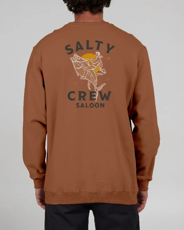 Instant Discount Saloon Crew Fleece - Sierra