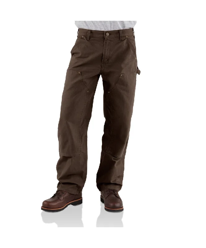 Weekend Offers That Shine Carhartt B136 Double Front Washed Duck Dungaree - Dark Brown